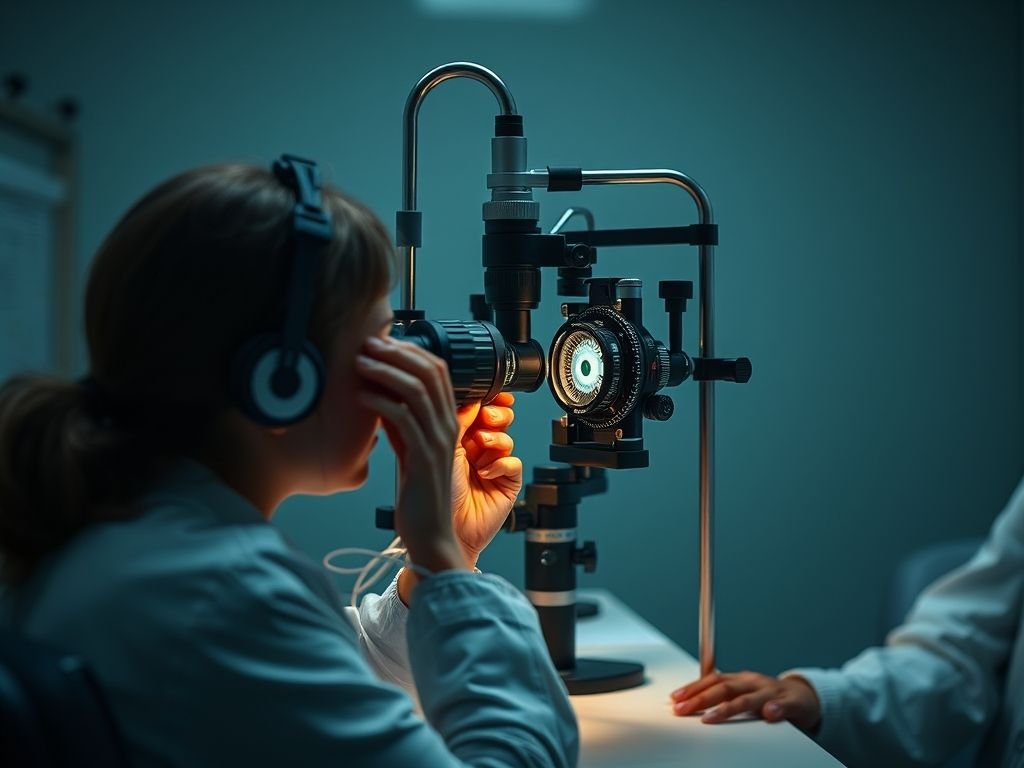 Como funciona um exame de vista