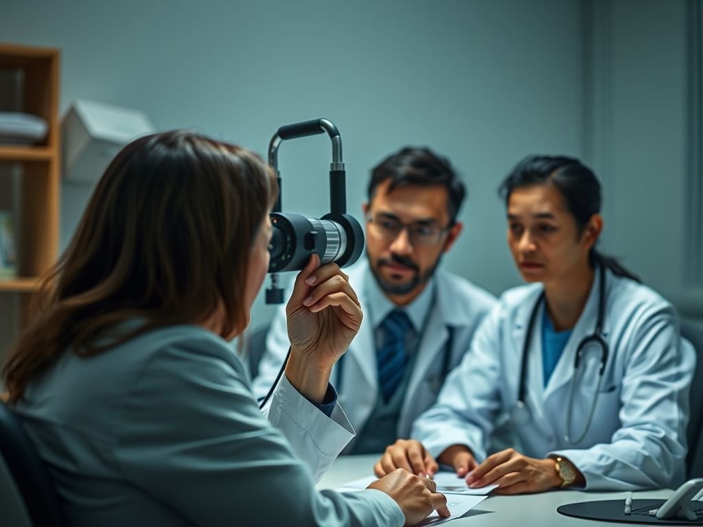 Consulta com oftalmologista