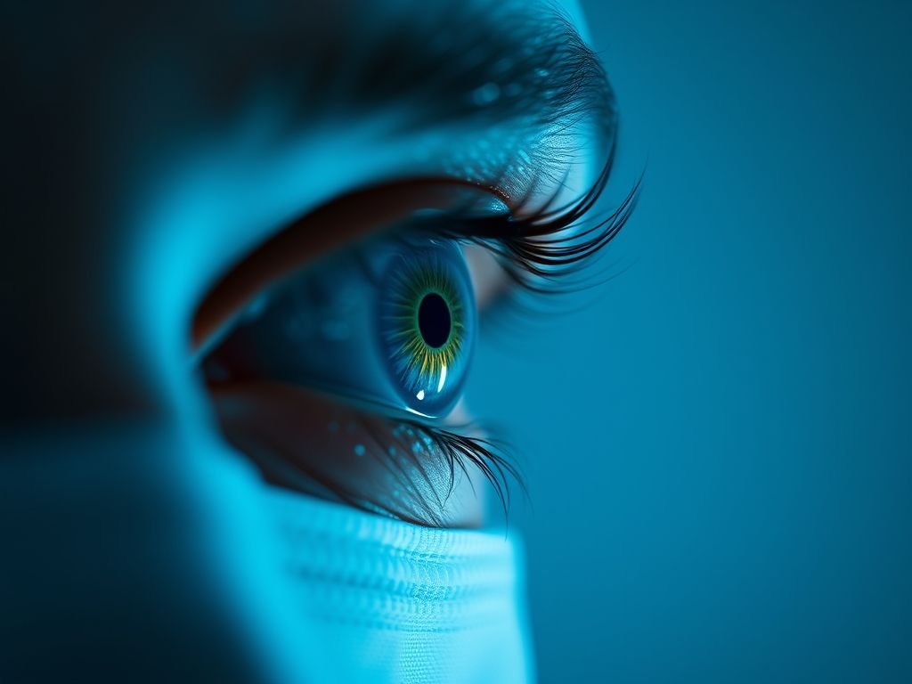 Luz azul e saúde ocular