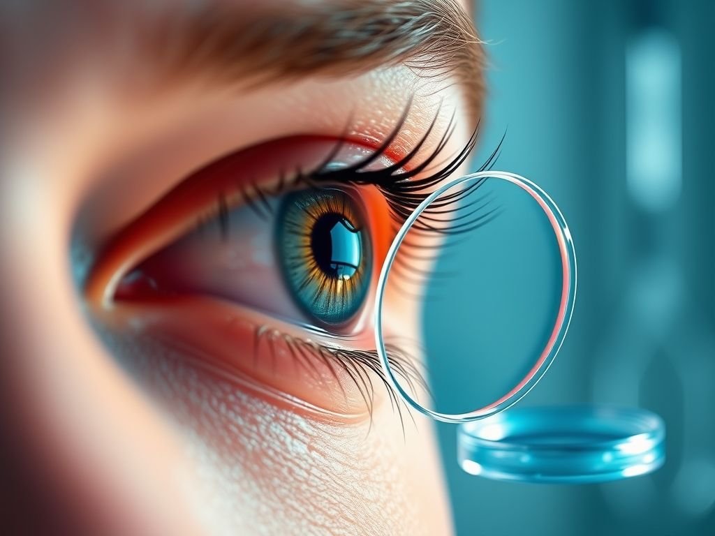 O que é Alergia a lentes de contato