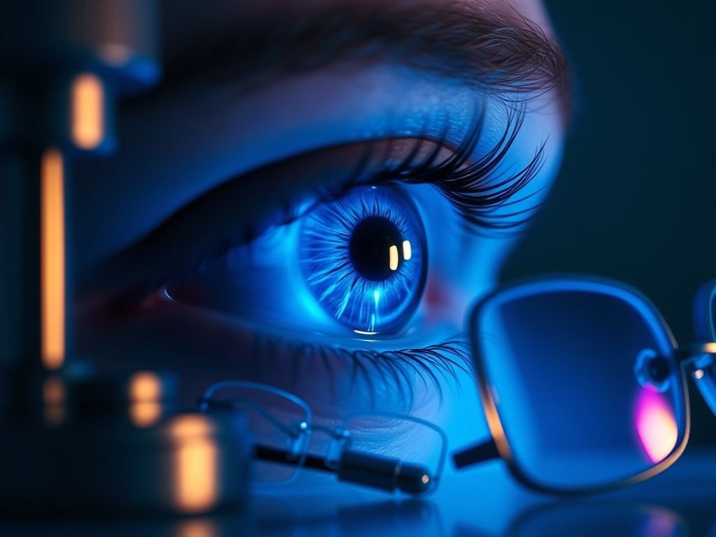 O que é Luz azul e saúde ocular